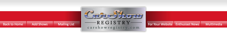 Car Show Registry Home Page